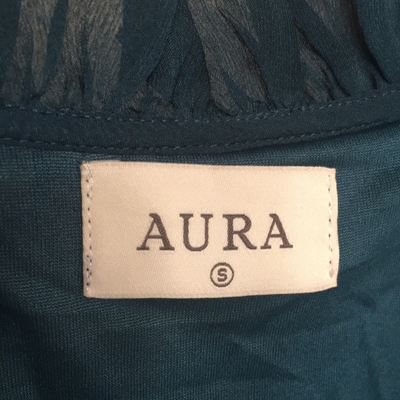 Red Dress Boutique Tunic Dress Teal Blue by Aura Sz S New NWT NIP - Picture 9 of 11